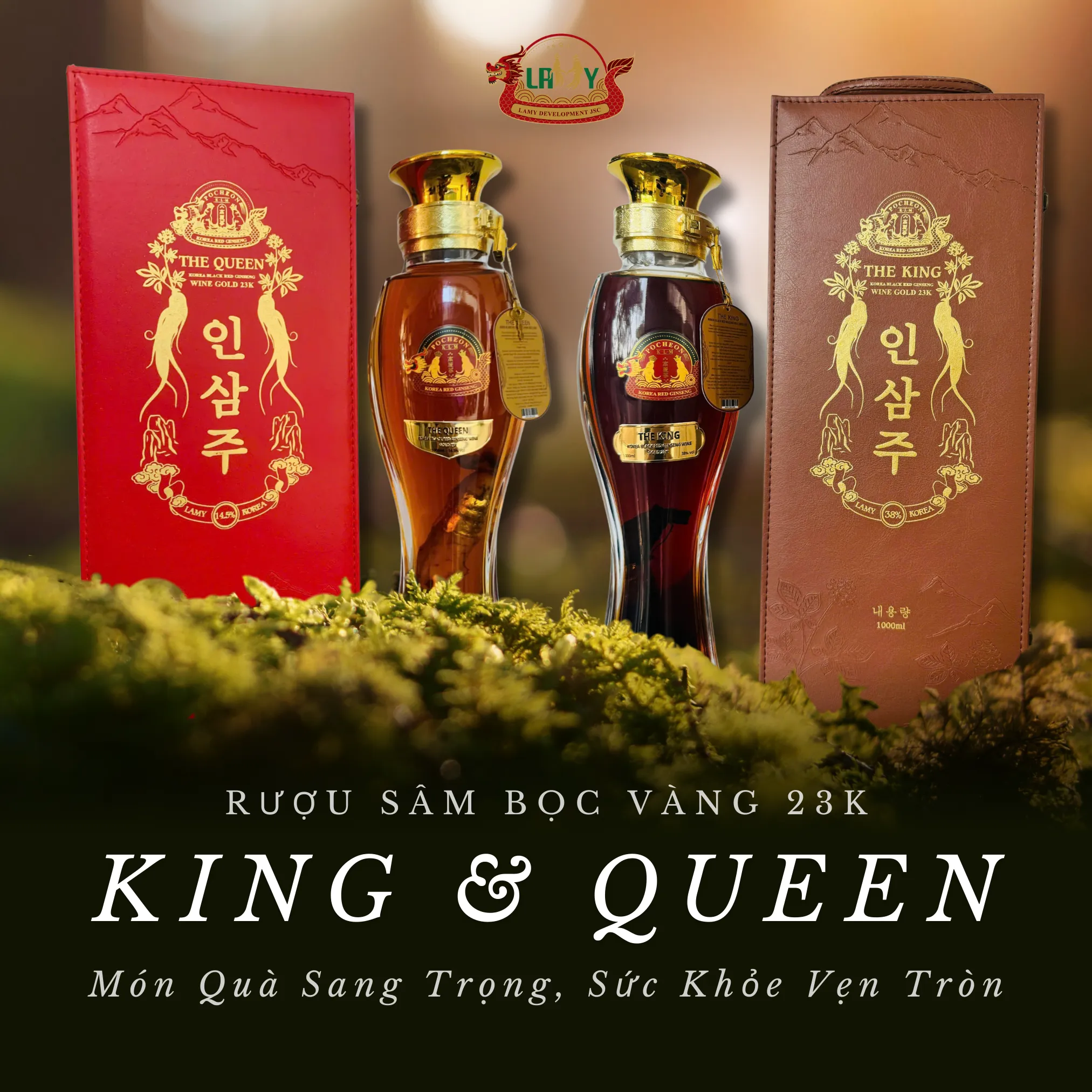 Rượu sâm rất phù hợp làm quà tết Rượu sâm rất phù hợp làm quà tết